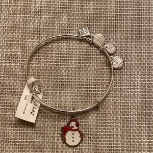 NWT Alex & Ani Charity By Design Snowman Wonder Charm Bracelet 2017